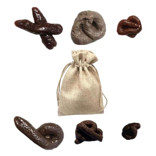 OFFIGAM 1 Satz Fake Poo Set Teiliges Set für Aprilscherze und Halloween Realistische Kackhaufen für Streiche Sicheres und Flexibles Material für Party Requisiten von OFFIGAM