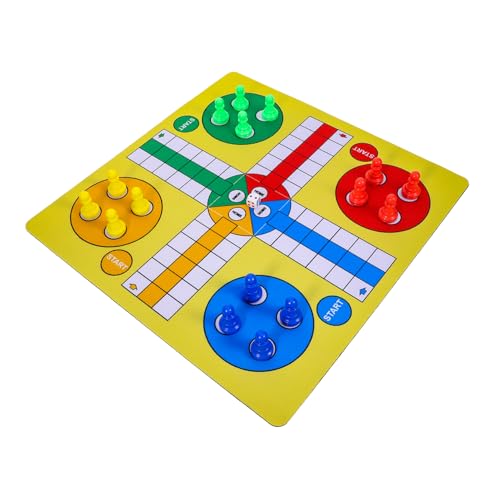 OFFIGAM 1 Satz Fliegendes Schachspiel Set Tragbare Ludo Spielmatte mit Mauspad Leicht und Platzsparend für Partys für Unterwegs und Familie OFFIGAM 1 Satz Fliegendes Schachspiel Set Tragbare Ludo Spielmatte mit Mauspad Leicht und Platzsparend für Partys für Unterwegs und Familie von OFFIGAM