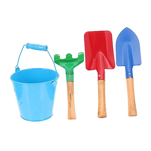 OFFIGAM 1 Satz Gartenwerkzeug Set Teiliges Set mit Schaufel Harke und Eimer für Draußen Sicheres und Langlebiges für Jungen und Mädchen für Sandkasten und Gartenarbeit Zufällige Farbe OFFIGAM 1 Satz Gartenwerkzeug Set Teiliges Set mit Schaufel Harke und Eimer für Draußen Sicheres und Langlebiges für Jungen und Mädchen für Sandkasten und Gartenarbeit Zufällige Farbe von OFFIGAM