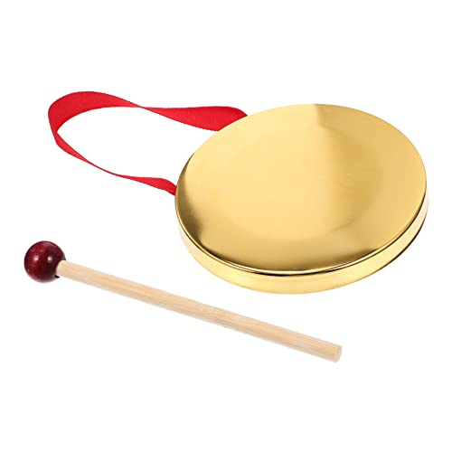 OFFIGAM 1 Satz Kleiner Handgong mit Schlägel Handgehaltenes Percussion Instrument für Partys Spiele und Feiern Leicht und Tragbar für Anlässe Wie Firmen und Basketballspiele OFFIGAM 1 Satz Kleiner Handgong mit Schlägel Handgehaltenes Percussion Instrument für Partys Spiele und Feiern Leicht und Tragbar für Anlässe Wie Firmen und Basketballspiele von OFFIGAM