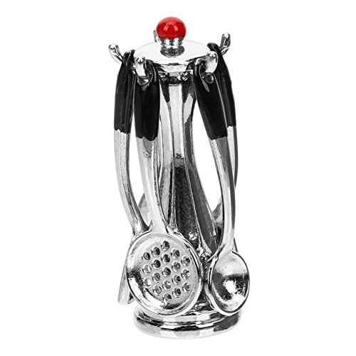 OFFIGAM 1 Satz Mini-Messerhalter Küchenutensilien Küchengeräte Mini-Küchengeschirr-Modell Mini-Küchenzubehör Mini-Küchenwerkzeug Mini-Hausküchenwerkzeug Mini-Küchenrequisite Metall von OFFIGAM