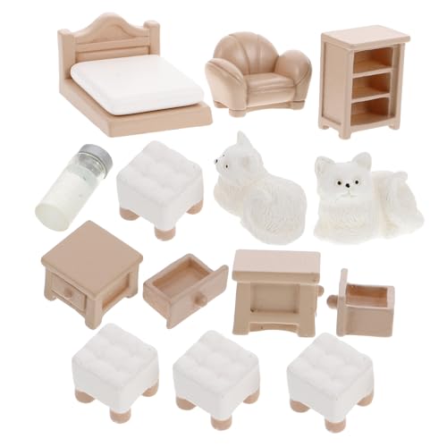 OFFIGAM 1satz Miniatur Möbelsatz Für Puppenhaus Teiliges Aus Sicherem Resin Für Wohnzimmer Schlafzimmer Und Restaurant Für Kreatives Spielen Und Dekorieren Von Miniaturhäusern OFFIGAM 1satz Miniatur Möbelsatz Für Puppenhaus Teiliges Aus Sicherem Resin Für Wohnzimmer Schlafzimmer Und Restaurant Für Kreatives Spielen Und Dekorieren Von Miniaturhäusern von OFFIGAM