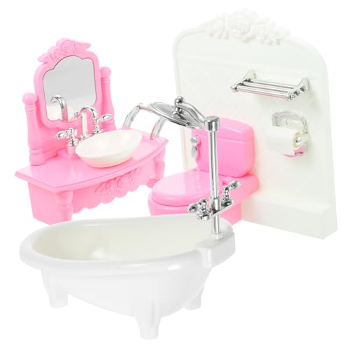 OFFIGAM Miniatur-badezimmermöbel-Spielzeug Mini-badeset Für Puppenhausdekorationen von OFFIGAM