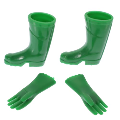 OFFIGAM 1 Satz Miniatur Regenstiefel und Handschuhe Grüne Gummistiefel für Mini Häuser Realistische Dekoration für Puppenhauslandschaften OFFIGAM 1 Satz Miniatur Regenstiefel und Handschuhe Grüne Gummistiefel für Mini Häuser Realistische Dekoration für Puppenhauslandschaften von OFFIGAM
