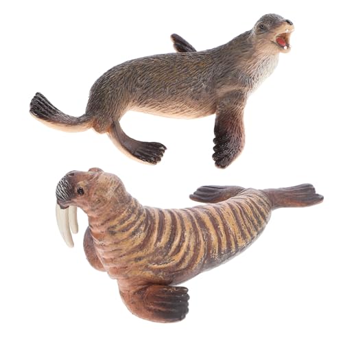 OFFIGAM 1 Satz Miniaturmodell aus Seelöwe und Walross Realistische Meerestiere für Kreative Dekoration im Aquarium Kognitives Lernspielzeug OFFIGAM 1 Satz Miniaturmodell aus Seelöwe und Walross Realistische Meerestiere für Kreative Dekoration im Aquarium Kognitives Lernspielzeug von OFFIGAM