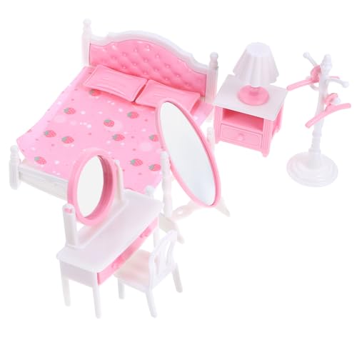OFFIGAM 1 Satz Miniaturmöbelmodell Mini-raumdekoration Modell Für Puppenhausmöbel Miniaturmöbel Schmücken Miniatur-landschaftsornament Mini-puppenmöbel Miniaturmodelle Rosa Abs von OFFIGAM