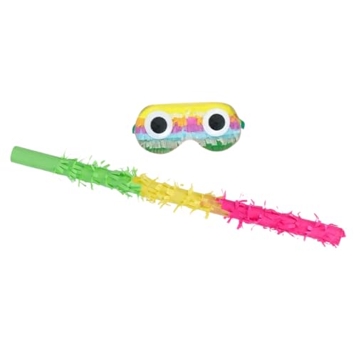 OFFIGAM 1 Satz Piñata mit Schläger und Augenmaske Geburtstags Partyspielzeug für Erwachsene Leicht und für Feierlichkeiten und Festlichkeiten Spaß für OFFIGAM 1 Satz Piñata mit Schläger und Augenmaske Geburtstags Partyspielzeug für Erwachsene Leicht und für Feierlichkeiten und Festlichkeiten Spaß für von OFFIGAM