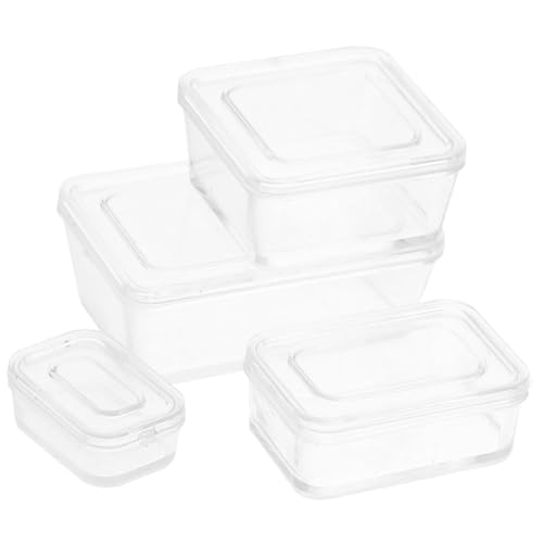 OFFIGAM 1 Satz Puppenhaus-Lunchbox Mini- Miniaturen Container Korb Behälter Bausatz Küchenzubehör Für Puppenstuben Lunch-Box Mini-Dekoration Für Puppenhaus Plastik von OFFIGAM