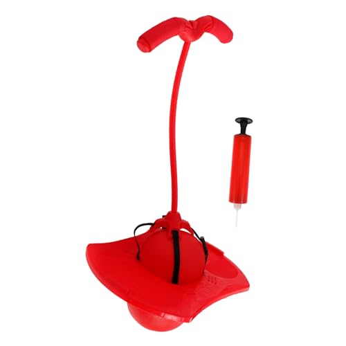 OFFIGAM 1 Satz Springball mit Griff Activity für aktivity für Outdoor spielsachen für hühner Children Toys outdor flummiset luftball rot von OFFIGAM