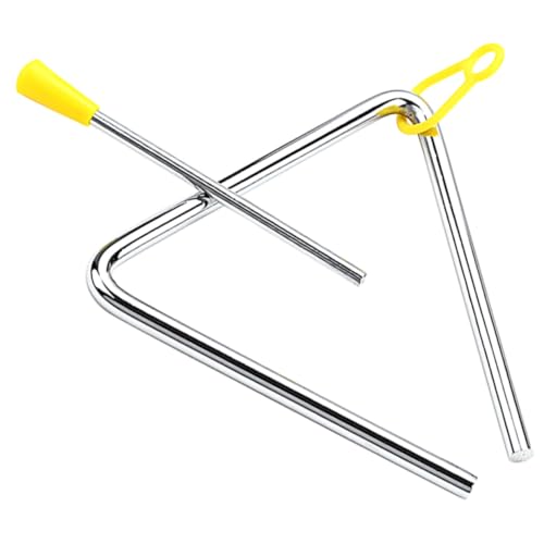OFFIGAM 1 Satz Triangel Musikinstrument für Leichtes Schlaginstrument zur Musikalischen Früherziehung für Kleine Hände Fördert Hand Augen Koordination und Musikinteresse OFFIGAM 1 Satz Triangel Musikinstrument für Leichtes Schlaginstrument zur Musikalischen Früherziehung für Kleine Hände Fördert Hand Augen Koordination und Musikinteresse von OFFIGAM