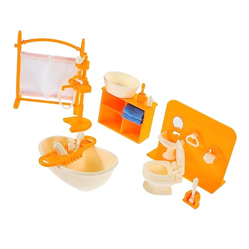 OFFIGAM 1 Satz Winzige Möbel winzige Hausmöbel Mini-Hausschmuck Miniatur-Möbelbausatz Möbelmodell Miniatur-Möbeldekor Mini-Möbelverzierung Mini House Accessory Puppenhausmöbel Plastik von OFFIGAM