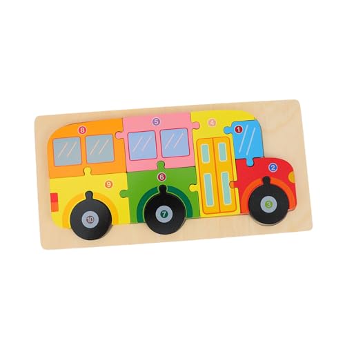 OFFIGAM 1 Set 3D Dreidimensionales Puzzle Kleinkind Jigsaw Kid Bausteine ​​Frühes Lernspielzeug Frühe Entwicklungsspielzeug Frühe Bildungsspielzeug Holz von OFFIGAM
