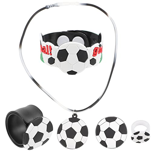 OFFIGAM 1 Set Fußballparty Junge Armbänder Kinderspielzeug Partygeschenke Fußballthema Fußballpreise Hover Bot Outdoor Trikot Zappeln Squishy Armbänder Sportliches von OFFIGAM