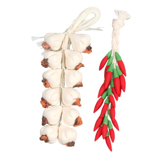 OFFIGAM 1 Set Harz Mini Puppe Gemüse Landschaftsbau Miniatur Pfeffer Mini Chili Modell von OFFIGAM