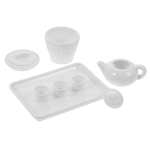 OFFIGAM 1 Set Japanisches Teeservice Teetassen Kleines Kleines Kinderspielzeug Winzige Häuser Mini Teetassen Winzige Häuser Puppenhaus Mini von OFFIGAM