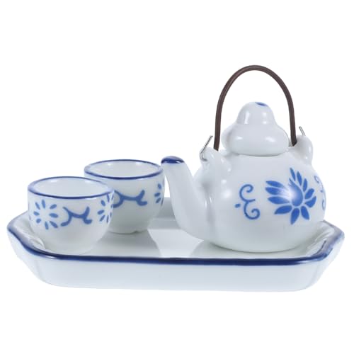 OFFIGAM 1 Set Miniatur Teeservice Teetassen Das Teekannen Spielzeughaus Teetassen Mini Teetasse Puppenhaus Miniatur Teetasse Mini Miniaturen von OFFIGAM