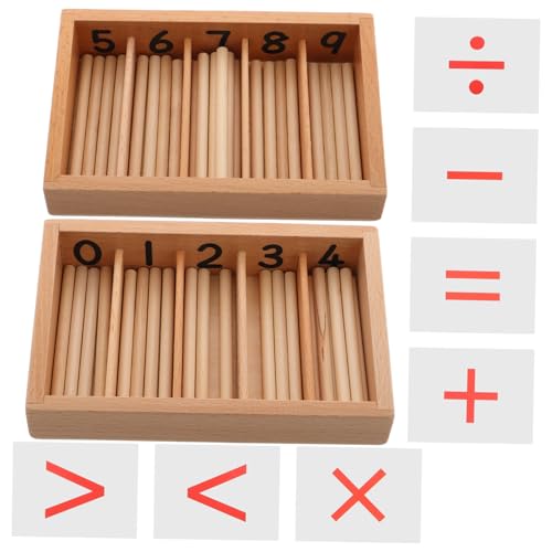 OFFIGAM 1 Set Montessori-lernspielzeug Für Kinder, Spindelbox, Mathematik-Tools, Steigert Das Mathematische Interesse, Verbessert Das Logische Denken, Stärkt Das Lernen Und Stärkt Die von OFFIGAM