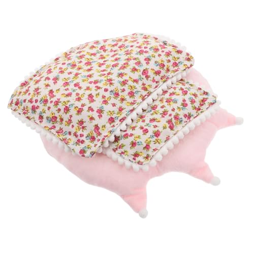 OFFIGAM 1 Set Puppenhaus Miniatur Zubehör Plüsch Spielzeug Schlafsack Puppe Schlafzimmer Kinder Spielzeit Wesentliche Gefüllte Schlafsack Bett Set von OFFIGAM