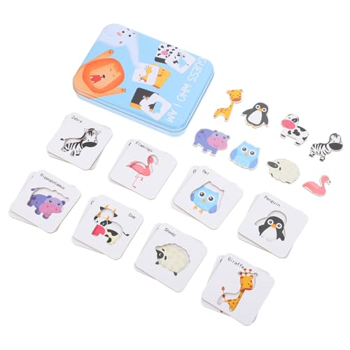 OFFIGAM 1 Set Puzzle Denkrätsel Logisches Trainingsspielzeug Feinmotorik Vorschulisches Lernen Kleinkindspielzeug Kinderpuzzles Kleinkindpuzzles Für Kleinkinder Kinderpuzzles Holz von OFFIGAM