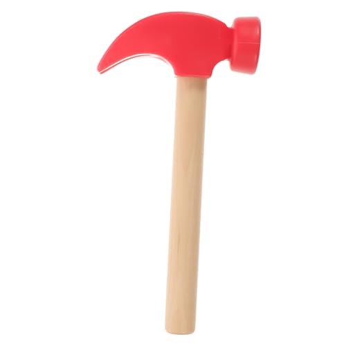 OFFIGAM 1 Stück Holzhammer für Handgemachter Kreativer Simulationshammer für Jungen und Mädchen für Interaktive Eltern Junge Mädchen Spiele Langlebig aus Holz Fördert DIY Fähigkeiten von OFFIGAM