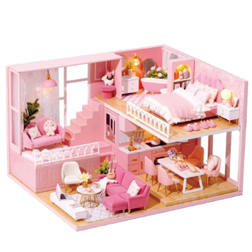 OFFIGAM 1 Stück Kabinenmodell Kleines Kleines Winzige Häuser Winzige Häuser Das Mini DIY DIY Wohnung Miniatur DIY Mini Wohnung Handbuch Zusammenbauspielzeug von OFFIGAM
