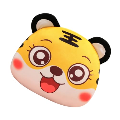 OFFIGAM 1 Stück Tiger Kissen Cartoon Umarmt Kissen Plüschtier Für Erwachsene Großes Kuschelkissen Tierumarmungskissen Kuscheltier-spielzeugkissen Kissen Umarmen Daunen Baumwolle Yellow von OFFIGAM