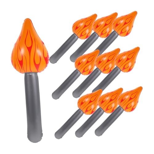 OFFIGAM 10 Stück Aufblasbarer Flammenballon Fackel-partygeschenke Poolparty Bläst Sich Auf Rahmen Schwimmbad Feuer Gefälschte Flamme Flammenlos Luft Fackelballon Cosplay-taschenlampe Pvc OFFIGAM 10 Stück Aufblasbarer Flammenballon Fackel-partygeschenke Poolparty Bläst Sich Auf Rahmen Schwimmbad Feuer Gefälschte Flamme Flammenlos Luft Fackelballon Cosplay-taschenlampe Pvc von OFFIGAM