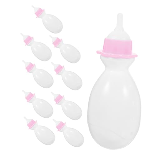 OFFIGAM 10 Stück Babyflasche kinderspielzeug puppenflasche Spielzeugflasche puppenfläschchen gefälschte Futterflasche Puppenfutterflasche Mini-Milchflaschen Plastik Weiß OFFIGAM 10 Stück Babyflasche kinderspielzeug puppenflasche Spielzeugflasche puppenfläschchen gefälschte Futterflasche Puppenfutterflasche Mini-Milchflaschen Plastik Weiß von OFFIGAM