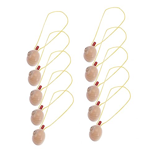 OFFIGAM 10 Stück Conch Pfeifen Bunte Kunststoff Geräuschemacher für Kindergeburtstage Hochzeiten Partys und Feste als Mitgebsel und Partyspaß von OFFIGAM