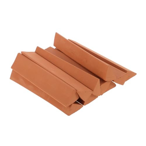 OFFIGAM 10 Stück Holzblock bausteine für Kinderbauklötze Sandkasten Modell Modellbau Architektur Spielzeugblöcke Blockmodelle Mikro-Landschaftsblockdekor Ton von OFFIGAM