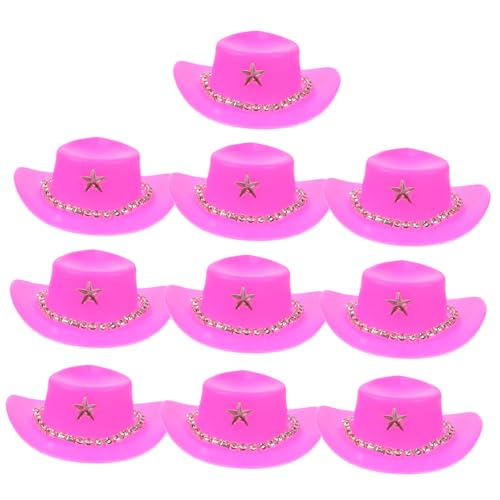 OFFIGAM 10 Stück Mini-Cowboyhut Kappen Kuhmädchenhüte Cowgirlhüte Frauen Kuhmädchenhut Mini-Hüte doll Accessories Puppenhut Miniaturhüte selber Machen kleine hüte für Party Plastik OFFIGAM 10 Stück Mini-Cowboyhut Kappen Kuhmädchenhüte Cowgirlhüte Frauen Kuhmädchenhut Mini-Hüte doll Accessories Puppenhut Miniaturhüte selber Machen kleine hüte für Party Plastik von OFFIGAM