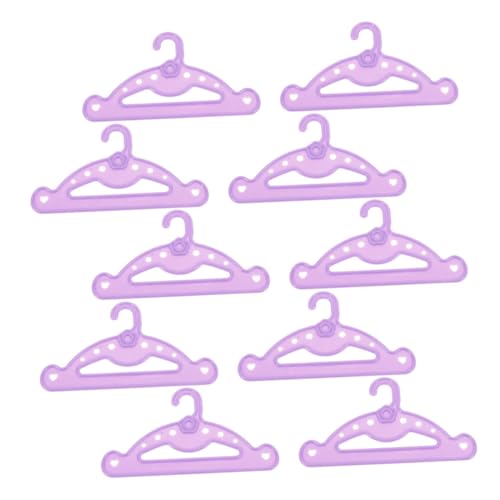 OFFIGAM 10 Stück Mini-Puppenaufhänger Babypuppenbügel Puppenkleidung Rack puppenhauszubehör puppenkleiderbügel minimales Aufhängermodell Kleiderbügel für Mädchenpuppen Plastik Violett OFFIGAM 10 Stück Mini-Puppenaufhänger Babypuppenbügel Puppenkleidung Rack puppenhauszubehör puppenkleiderbügel minimales Aufhängermodell Kleiderbügel für Mädchenpuppen Plastik Violett von OFFIGAM