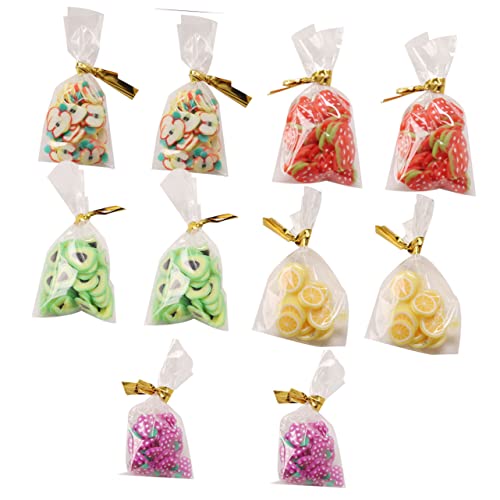 OFFIGAM 10 Stück Miniatur-Süßigkeiten- für kinderspielzeug spielsachen für spielzeuge für Toys for Mini-Hausschmuck Mini-DIY- Gummi von OFFIGAM