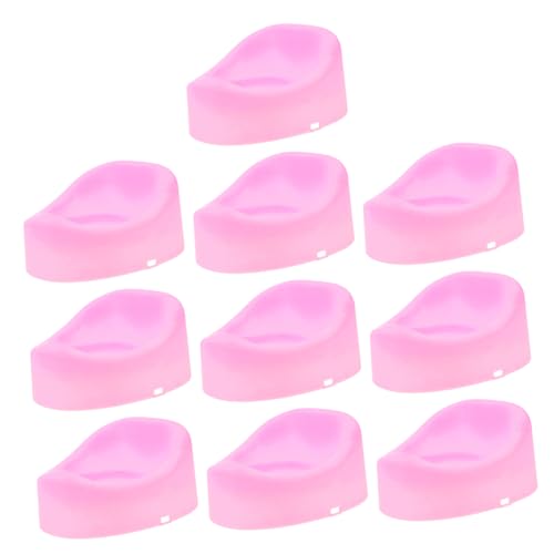 OFFIGAM 10 Stück Puppentoilette Babytöpfchen Für Babys Mini Babypuppen Kinderspielzeug Babys Puppen Toilettenschüssel Miniatur Toilettenmodell Winzige Toilette Babypuppe von OFFIGAM