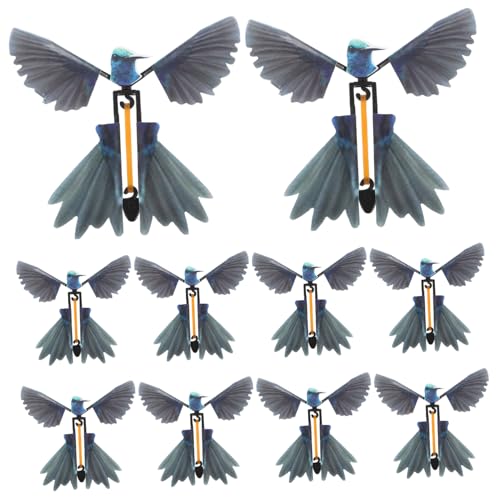 OFFIGAM 10 Stück Teiliges Flugkreisel Spielzeugset Gummibandbetrieben Fliegende Spielzeuge für Fördert Hand Augen Koordination Langlebig Kreatives für Geburtstage und Feste von OFFIGAM