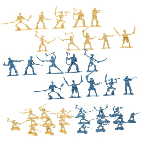 OFFIGAM 100 Stück Piratenskelett-miniaturen Piratensoldaten-spielzeugset Piratenfiguren Stark Und Für Jungen Rollenspiel-zubehör von OFFIGAM