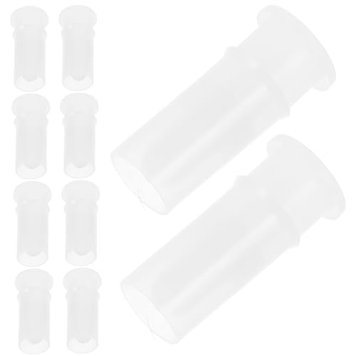 OFFIGAM 100 Stück Plüschtierzubehör Haustier Ersatzteile für Quietschender Hundespielzeug Quietscher Ersatz Kinderaccessoire Plastik Weiß von OFFIGAM