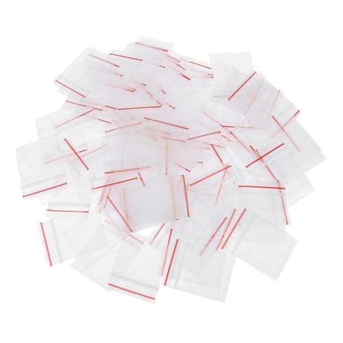 OFFIGAM 100Stücke Transparente Mini Plastiktüten Wiederverschließbare Aufbewahrungsbeutel Kompakte Beutel für Schmuck und Puppenhaus Zubehör für Reisen und Standverkauf OFFIGAM 100Stücke Transparente Mini Plastiktüten Wiederverschließbare Aufbewahrungsbeutel Kompakte Beutel für Schmuck und Puppenhaus Zubehör für Reisen und Standverkauf von OFFIGAM