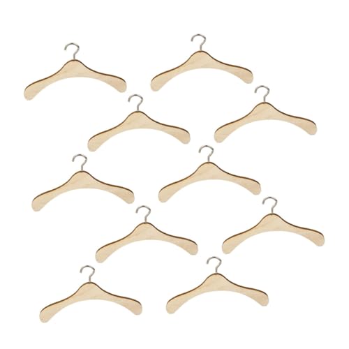 OFFIGAM 10Stücke Holz Kleiderbügel für Puppen Puppenkleider Aufhänger für Puppenoutfits Zubehör für Puppenhaus und Kinderspielzeug OFFIGAM 10Stücke Holz Kleiderbügel für Puppen Puppenkleider Aufhänger für Puppenoutfits Zubehör für Puppenhaus und Kinderspielzeug von OFFIGAM