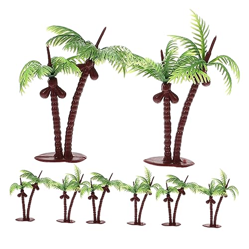 OFFIGAM 10Stücke Miniatur Kokosnussbaum Modell für Sandtisch Dekoration Künstliche Pflanzen für DIY Lebensnahe Simulation für Strand und Garten Deko OFFIGAM 10Stücke Miniatur Kokosnussbaum Modell für Sandtisch Dekoration Künstliche Pflanzen für DIY Lebensnahe Simulation für Strand und Garten Deko von OFFIGAM