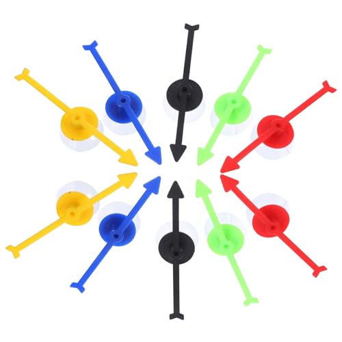 OFFIGAM 10Stücke Teiliges Rotierende Pfeile für Brettspiele Interaktive Spielzeiger mit Saugnäpfen für Partys Veranstaltungen und Bildung Designs für Unterhaltung OFFIGAM 10Stücke Teiliges Rotierende Pfeile für Brettspiele Interaktive Spielzeiger mit Saugnäpfen für Partys Veranstaltungen und Bildung Designs für Unterhaltung von OFFIGAM