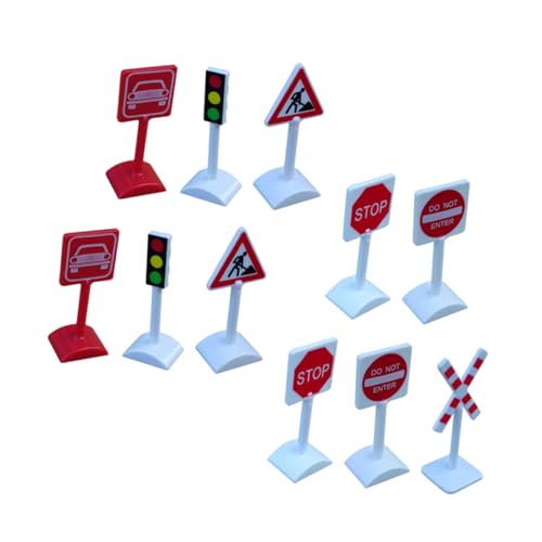 OFFIGAM 11 Stück Verkehrszeichen-Ornamente Miniatur Kind verkehrserziehung verkehrsschilder zabawki stymulujące rozwój Simulations-Straßensperren Mini-Straßensperren Plastik OFFIGAM 11 Stück Verkehrszeichen-Ornamente Miniatur Kind verkehrserziehung verkehrsschilder zabawki stymulujące rozwój Simulations-Straßensperren Mini-Straßensperren Plastik von OFFIGAM