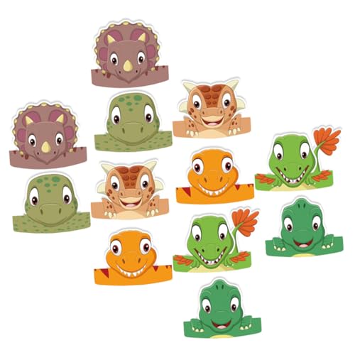 OFFIGAM Dinosaurier-papierhüte Partyhüte Für Jungen Und Mädchen Geburtstagsdekoration Leicht Bequem OFFIGAM Dinosaurier-papierhüte Partyhüte Für Jungen Und Mädchen Geburtstagsdekoration Leicht Bequem von OFFIGAM