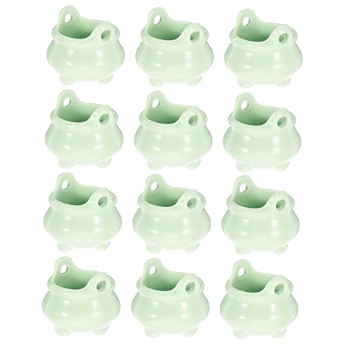 OFFIGAM 12 Stück Halloween Theme kulich Form Halloween Miniaturdekorationen Halloween Wohnkultur Halloween- Halloween Miniatur -Ornamente Miniaturen zum Basteln Plastik von OFFIGAM