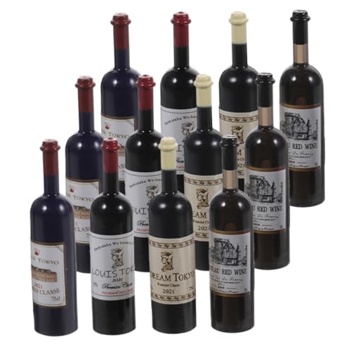 OFFIGAM 12 Stück Mini-rotweinflasche Apfelwein Kleines Wasser Puppe Party Wasserflasche Miniatur-weinflaschen Figur Mini-Dinge Gefälscht Lustig Favorisieren Deko Plastik OFFIGAM 12 Stück Mini-rotweinflasche Apfelwein Kleines Wasser Puppe Party Wasserflasche Miniatur-weinflaschen Figur Mini-Dinge Gefälscht Lustig Favorisieren Deko Plastik von OFFIGAM