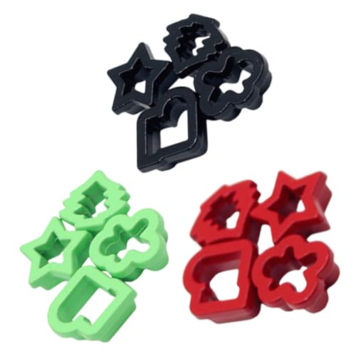 OFFIGAM 12 Stück Miniatur-Backform Blech Ausstechform Zinn Kuchenform bescherung Weihnachten weinachts deko Simulation Kleiner Keksform Mini-Hausschmuck Legierung OFFIGAM 12 Stück Miniatur-Backform Blech Ausstechform Zinn Kuchenform bescherung Weihnachten weinachts deko Simulation Kleiner Keksform Mini-Hausschmuck Legierung von OFFIGAM