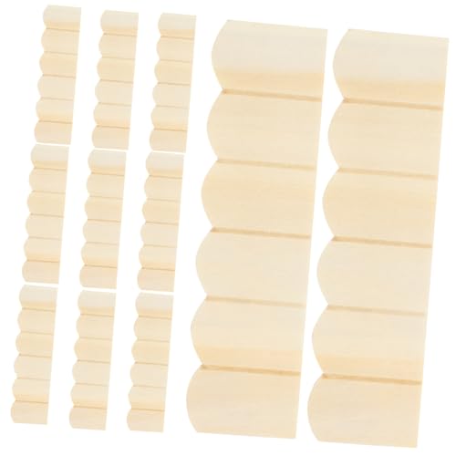 OFFIGAM 12 Stück Miniatur Holz Dachziegel für Puppenhaus Realistische Dachschindeln zur Dekoration für Miniatur Modelle und Puppenzubehör Sicher und Langlebig OFFIGAM 12 Stück Miniatur Holz Dachziegel für Puppenhaus Realistische Dachschindeln zur Dekoration für Miniatur Modelle und Puppenzubehör Sicher und Langlebig von OFFIGAM