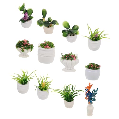 OFFIGAM 12 Stück Puppenhaus Topfpflanze Mini Mülleimer Topf Bonsai Blumentopf Müllmodell Mini Dekoration Miniaturpflanzen Miniaturpflanze Bonsai Gefälschte Topfpflanzen Miniatur Bonsai OFFIGAM 12 Stück Puppenhaus Topfpflanze Mini Mülleimer Topf Bonsai Blumentopf Müllmodell Mini Dekoration Miniaturpflanzen Miniaturpflanze Bonsai Gefälschte Topfpflanzen Miniatur Bonsai von OFFIGAM
