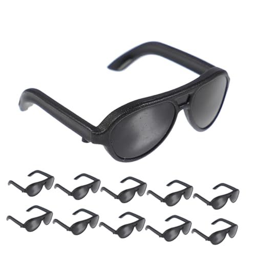 OFFIGAM 12 Stück Sonnenbrillen Für Babypuppenzubehör Babypuppenkleidung Mädchen Wiedergeborene Puppenkleidung Sonnenbrillen Basteln Zubehör Für Babypuppen Mini Black OFFIGAM 12 Stück Sonnenbrillen Für Babypuppenzubehör Babypuppenkleidung Mädchen Wiedergeborene Puppenkleidung Sonnenbrillen Basteln Zubehör Für Babypuppen Mini Black von OFFIGAM