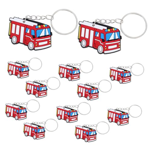 OFFIGAM 12 Stück Feuerwehrauto Schlüsselanhänger Kleiner Feuerwehrmann Partygeschenk Lustige Dekoration für Kindergeburtstage Vielseitig als Rucksackanhänger und Gastgeschenk OFFIGAM 12 Stück Feuerwehrauto Schlüsselanhänger Kleiner Feuerwehrmann Partygeschenk Lustige Dekoration für Kindergeburtstage Vielseitig als Rucksackanhänger und Gastgeschenk von OFFIGAM